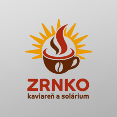 Logo dizajn - Zrnko kaviareň a solárium